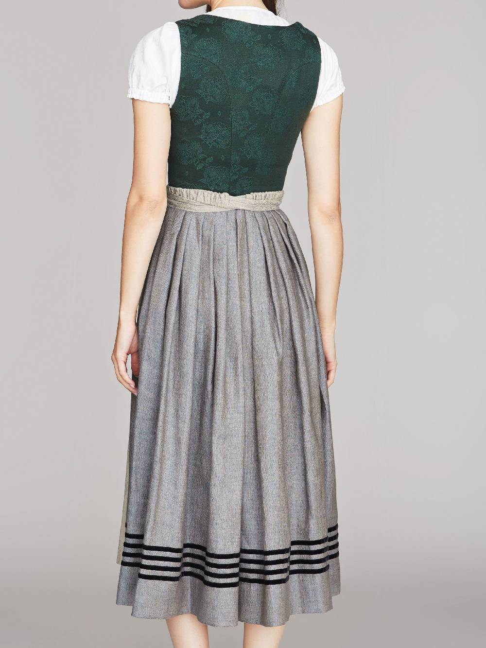 Limberry Tannengrünes Dirndl mit Blumen-Muster - MONIKA TANNE Cyber Monday