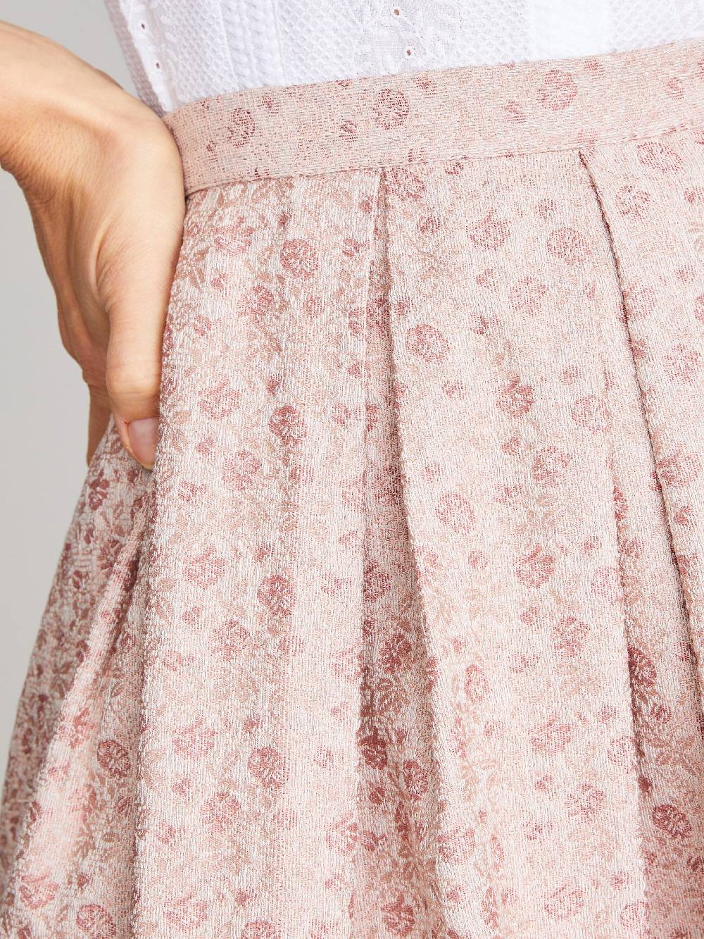 Limberry Trachtenrock in Rosa mit Blumenmuster - BLAIR DUSTY ROSE Zeitlich begrenztes Angebot
