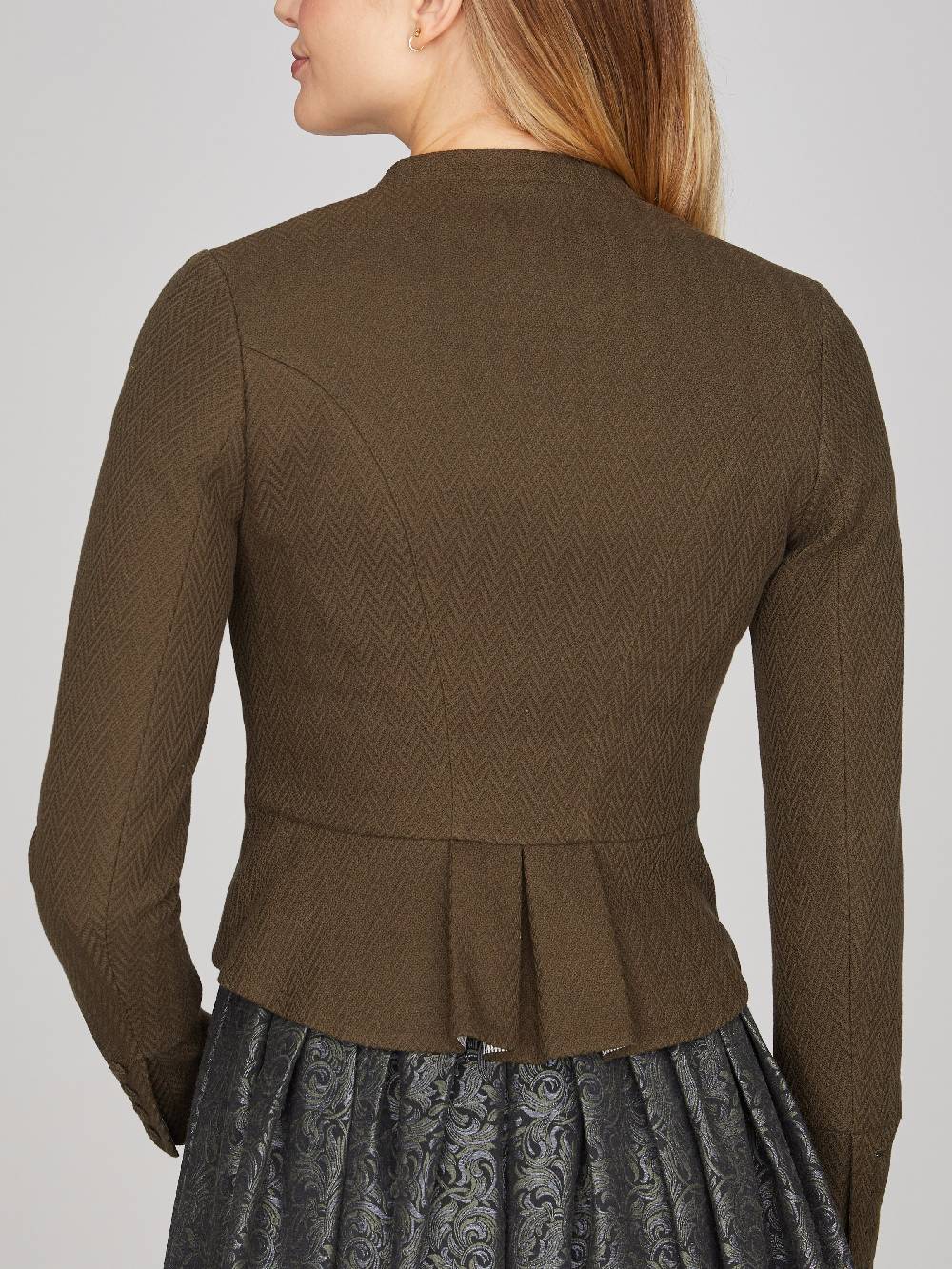 Limberry Olivfarbener Trachtenjanker - BARBARA OLIV Wochenangebot