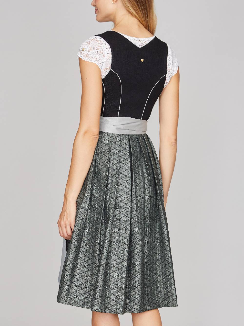 Limberry Schwarzes Dirndl mit Knöpfen - FRAUKE Begrenzte Freigabe