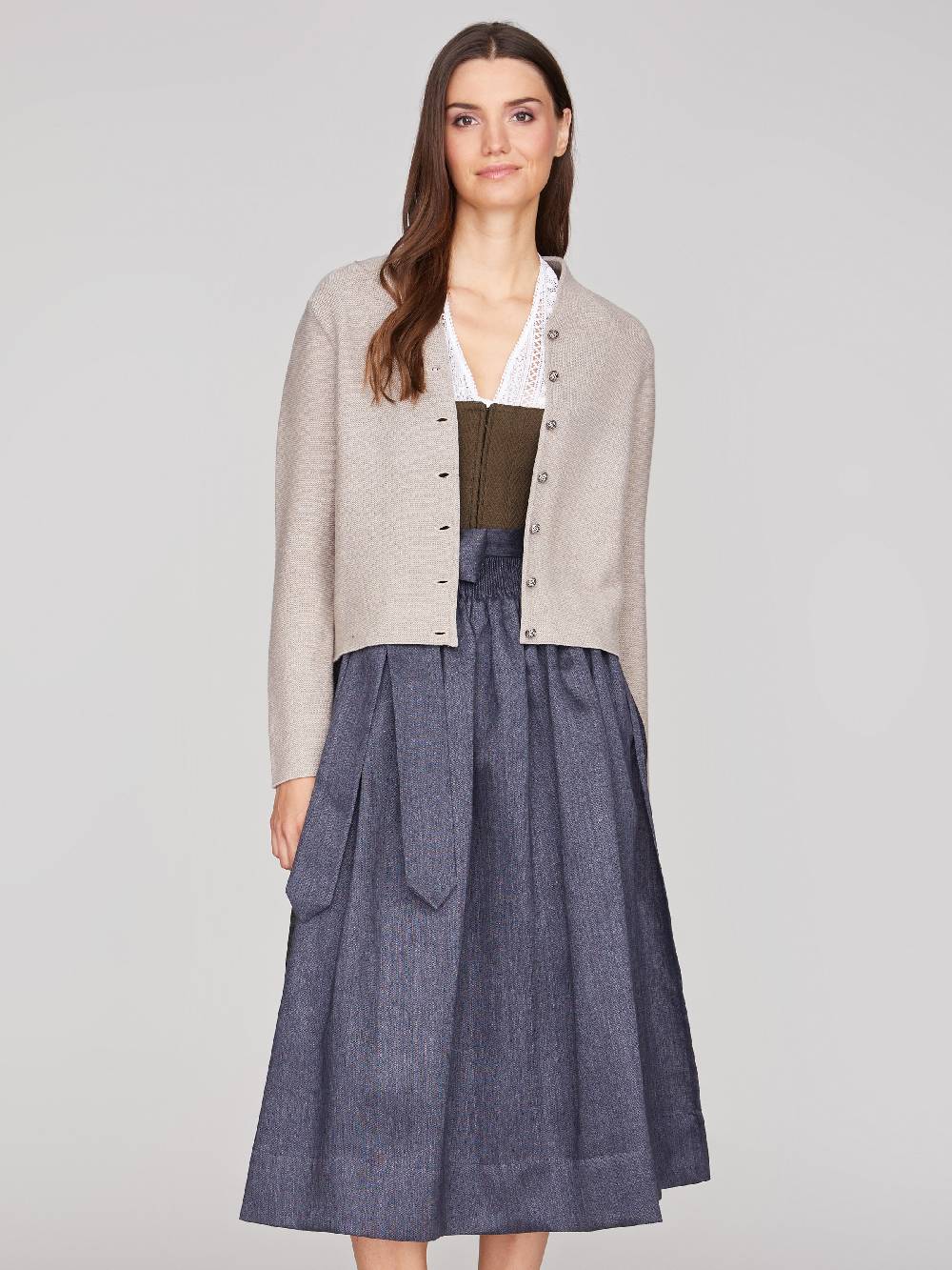 Limberry Rahm-farbene Strickjacke - ANNA RAHM JETZT KAUFEN
