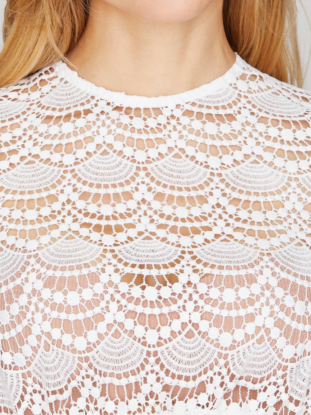 Limberry Hochgeschlossene Dirndlbluse aus Spitze - GIANNA Neueste Stile
