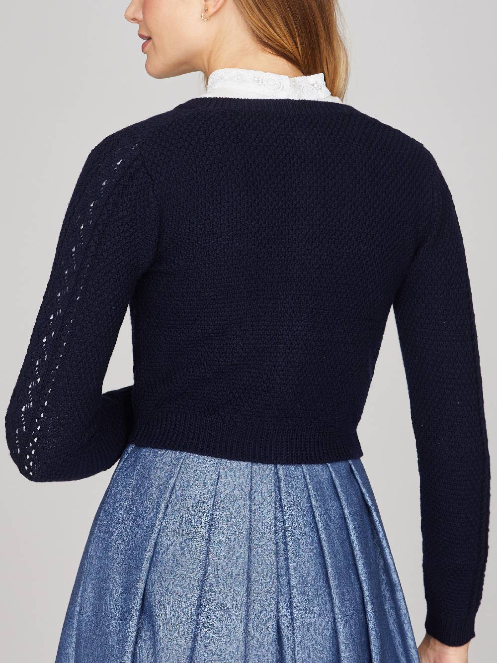 Limberry Nachtblaue Strickjacke - EVI Super Rabatt