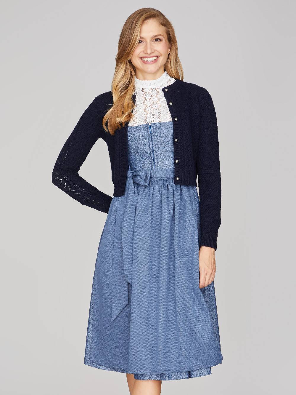 Limberry Nachtblaue Strickjacke - EVI Super Rabatt