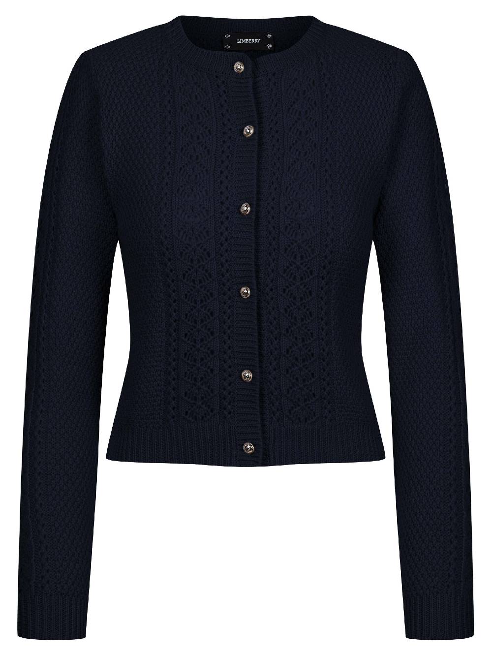 Limberry Nachtblaue Strickjacke - EVI Super Rabatt