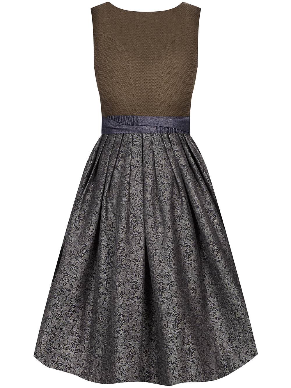 Limberry Olivfarbenes Dirndl - ANTONIA OLIV-ANTHRAZIT 50% Rabatt mit kostenlosem Versand