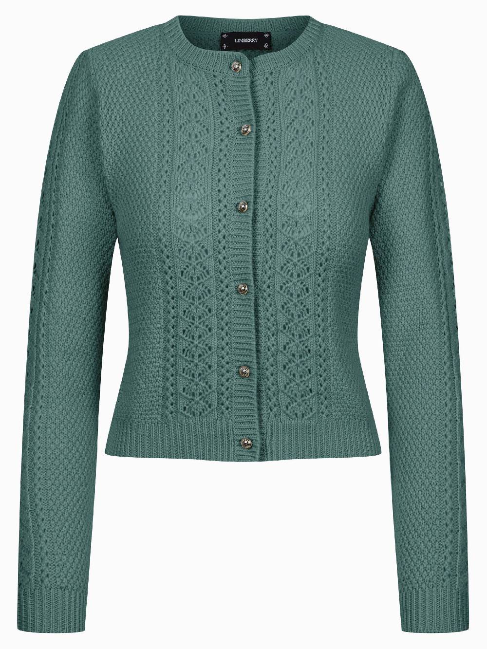 Limberry Petrolblaue Strickjacke - EVI Begrenzt auf 3 Tage
