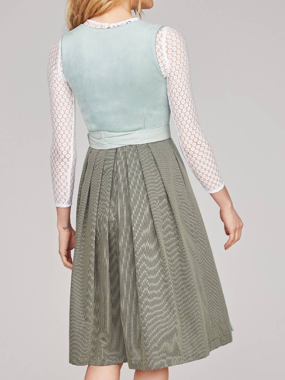 Limberry Dirndl mit Velours-Mieder in hellem Türkis - LAYLA LIGHT TURQUOISE Rabatte dieses Monats