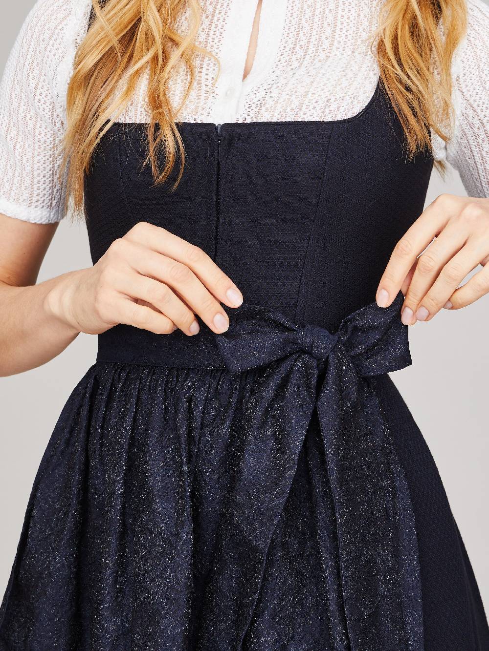 Limberry Dunkelblaues strukturiertes Dirndl - RAVEN MIDNIGHT BLUE 2025