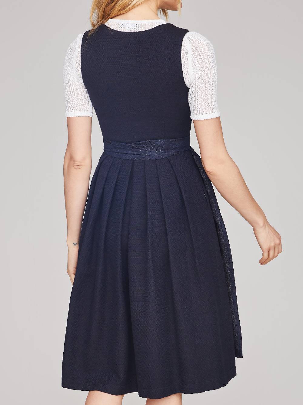 Limberry Dunkelblaues strukturiertes Dirndl - RAVEN MIDNIGHT BLUE 2025