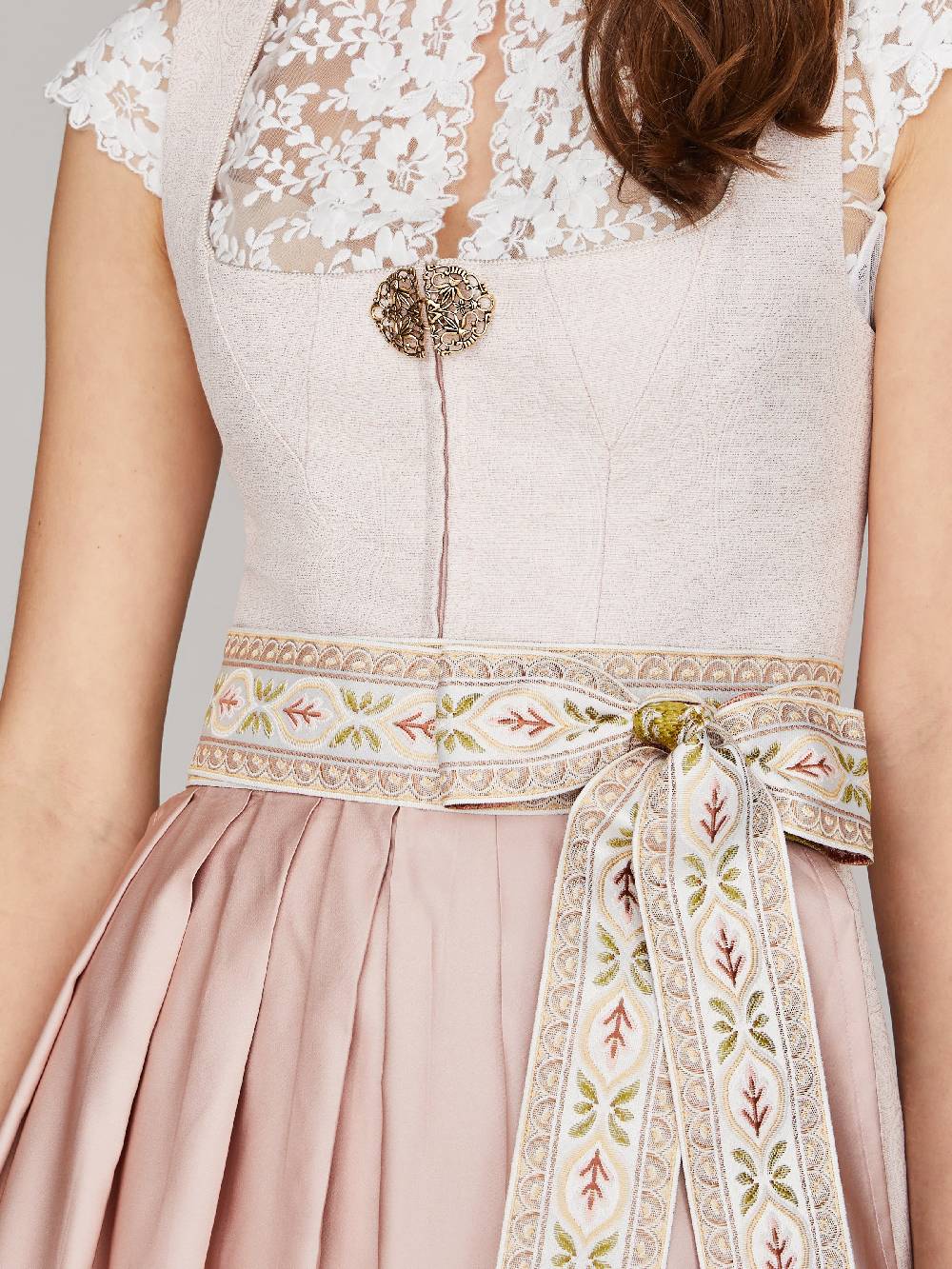 Limberry Altrosa Dirndl mit dekorativer Schnalle - LOLA ROSÉ Günstiger Verkauf