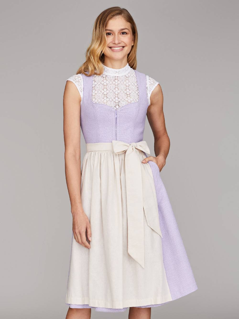 Limberry Flieder-farbenes Dirndl - JOAN PALE LAVENDER Fabrikverkauf