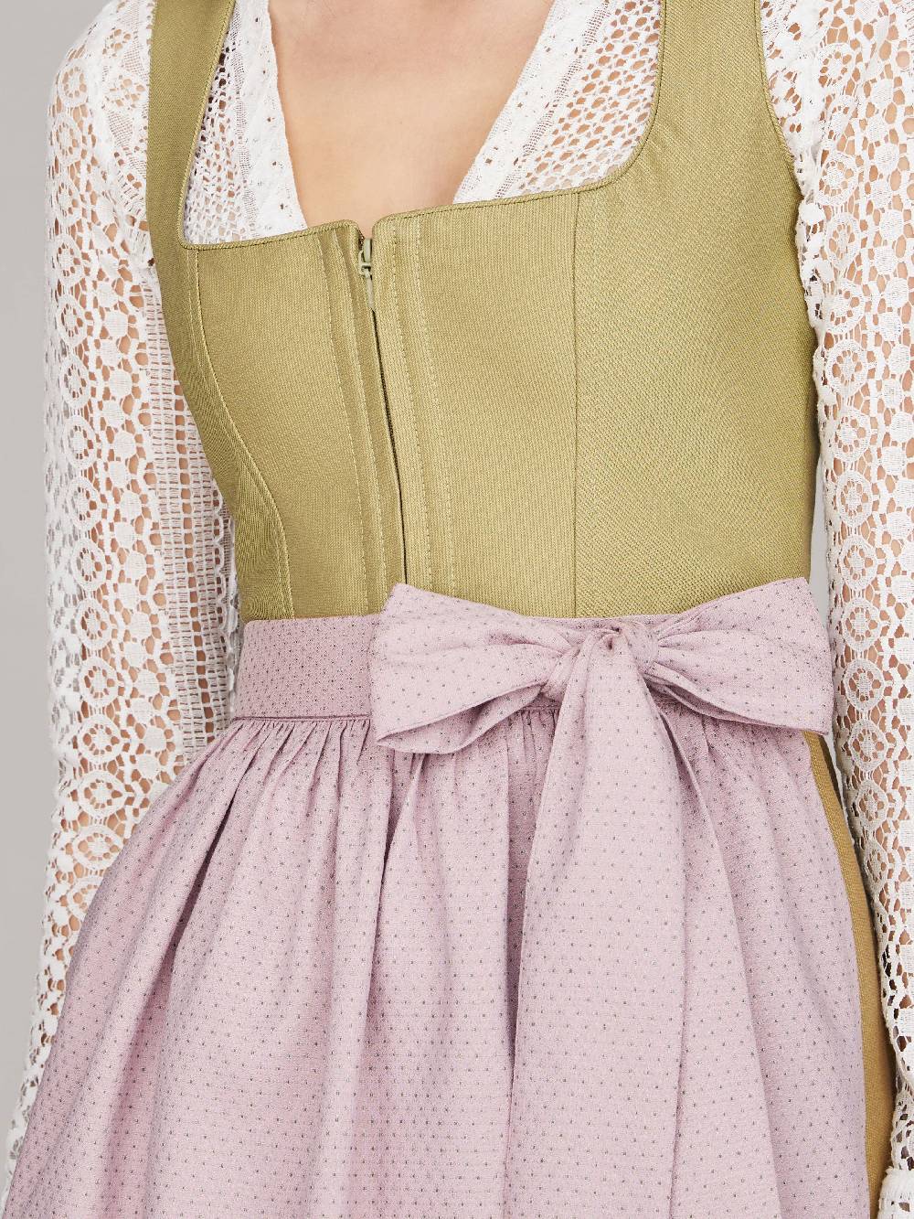 Limberry Hellgrünes Dirndl - ELAINE SPRING GREEN Meist gekauft