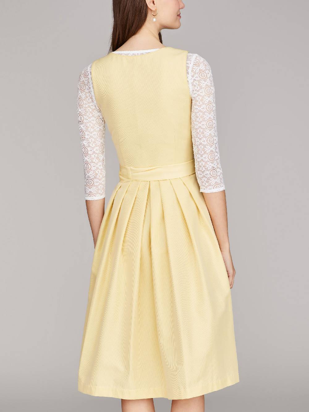 Limberry Hellgelbes Dirndl - ELAINE LIGHT YELLOW Fabrik Onlineshop