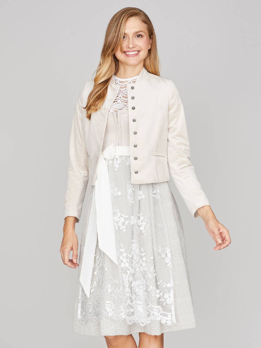 Limberry Beiges Samtdirndl - RUTH SANDSTONE Flash Sale