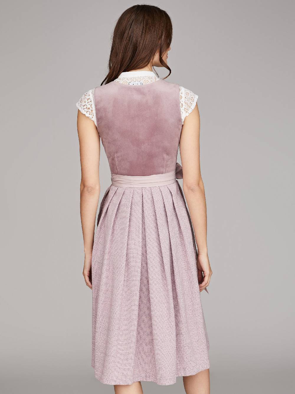 Limberry Mauvefarbenes Samtdirndl - RUTH MELLOW MAUVE Online Shopping