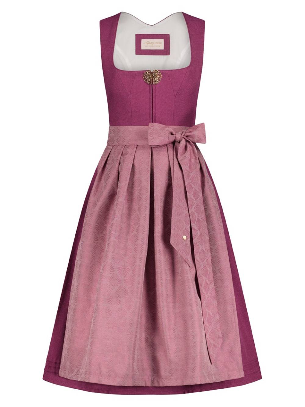 Limberry Beerenfarbenes Dirndl mit goldener Zierschnalle - PALOMA BEERE Exklusivangebot