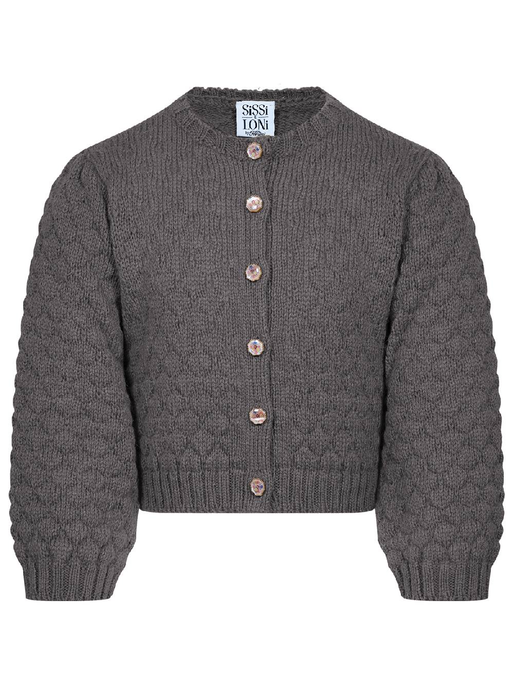 Limberry Graue Strickjacke für Kinder - INGE GRAU Black Friday