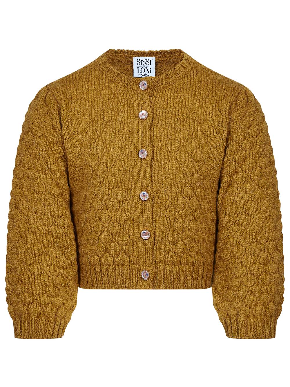 Limberry Senf-farbene Strickjacke für Kinder - INGE SENF Neueste Mode