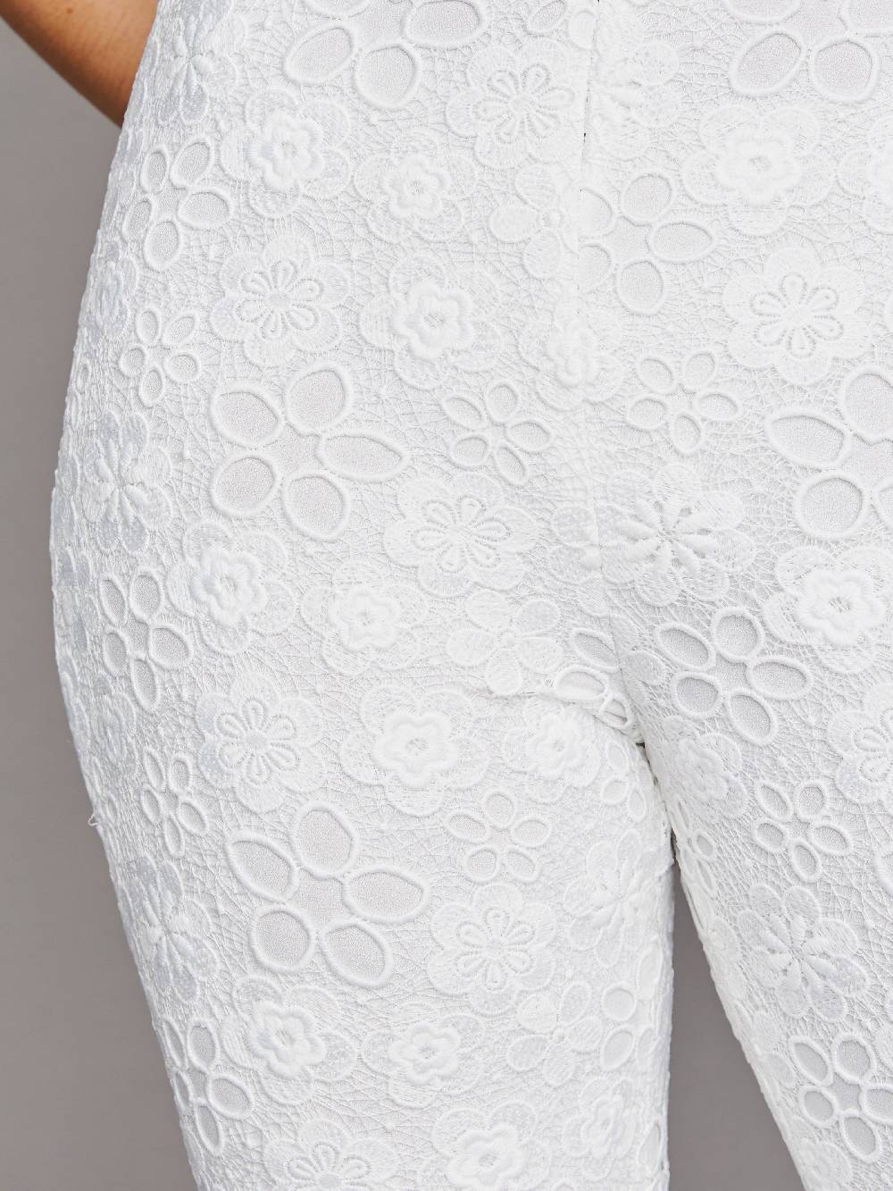 Limberry Cremefarbene Braut-Hose aus Spitze - IVY Begrenzte Freigabe
