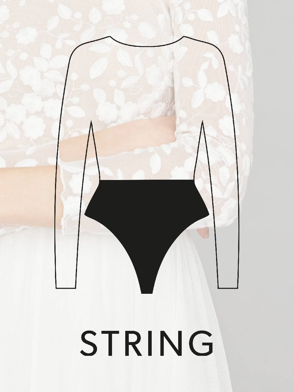 Limberry Braut-Body mit Blumen-Spitze - ELLEN JETZT KAUFEN