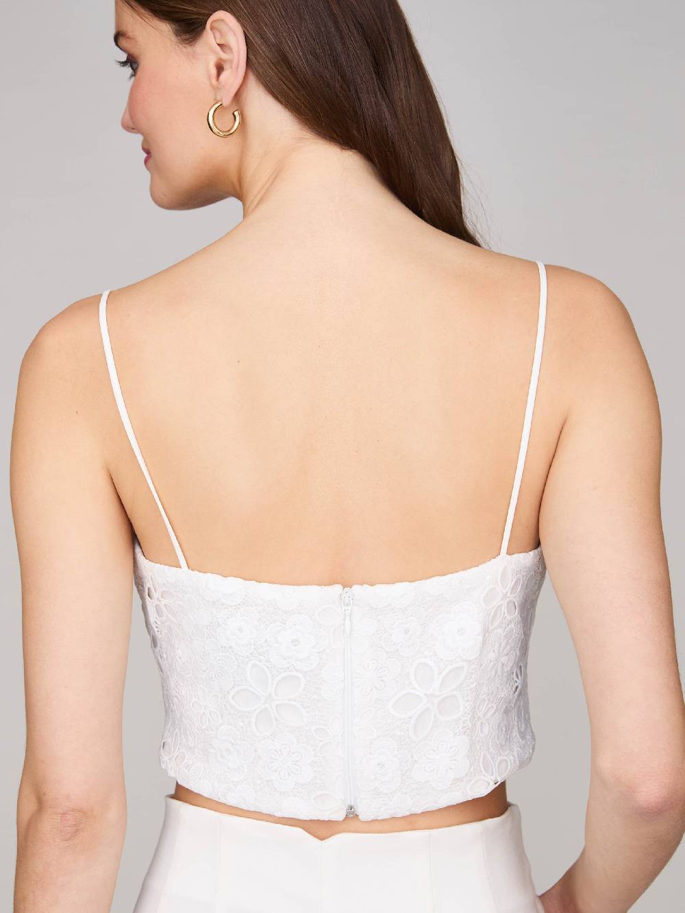 Limberry Cremefarbenes Braut-Top mit dünnen Trägern - DAISY Angebote