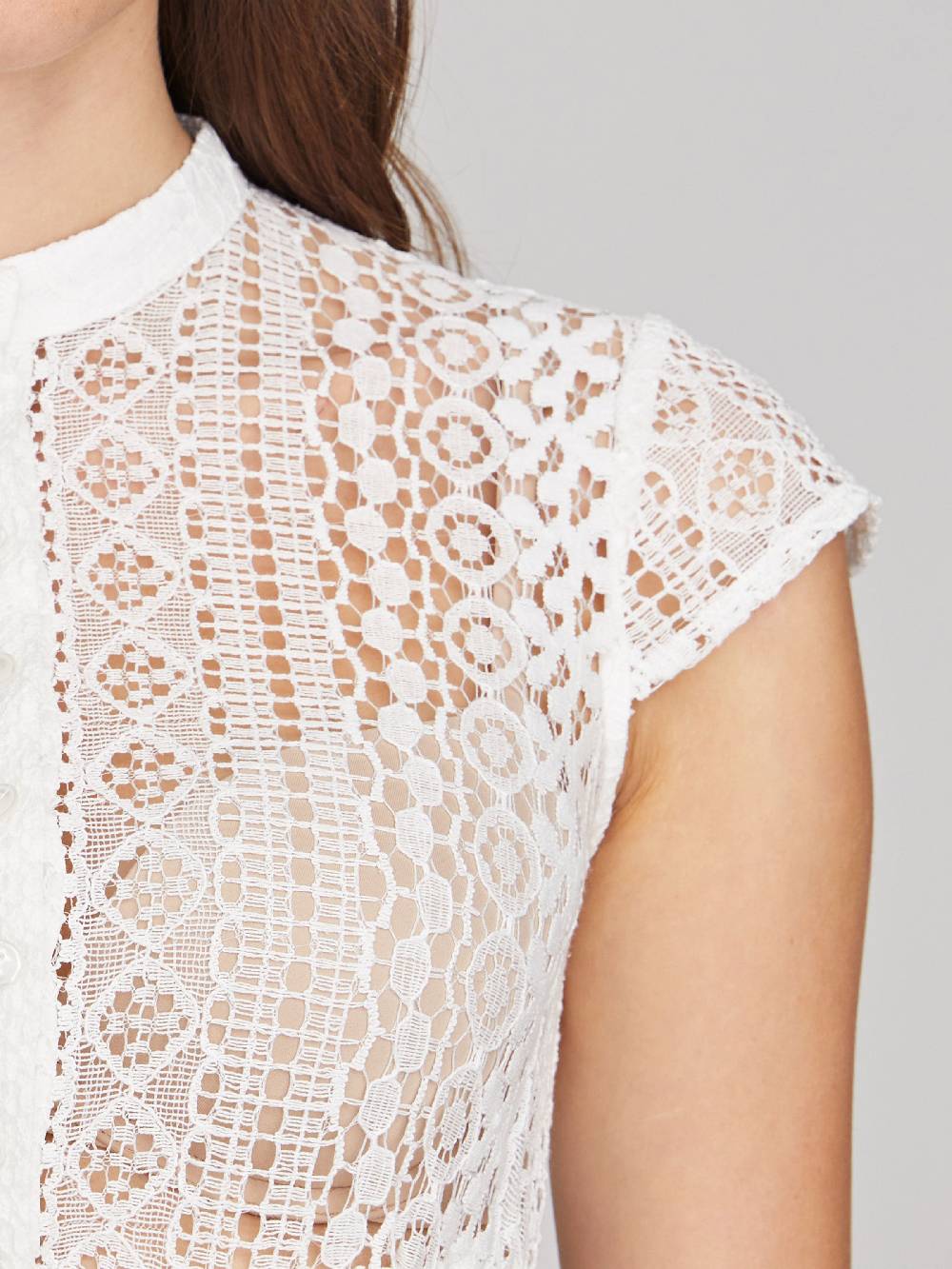 Limberry Cremeweiße Dirndlbluse mit Flügelarm - MERLE Hotsell