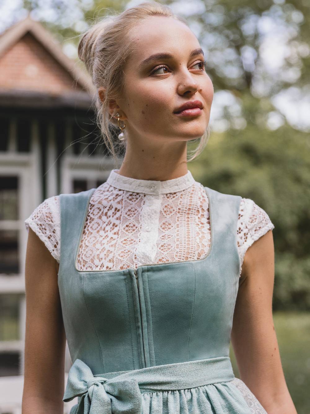Limberry Cremeweiße Dirndlbluse mit Flügelarm - MERLE Hotsell