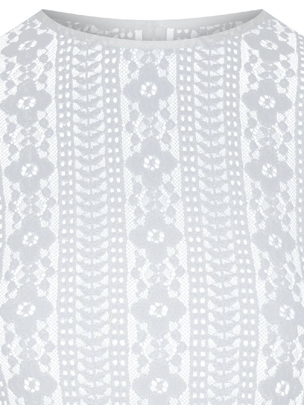 Limberry Weißer Langarm-Spitzenbody - CLEMENTINE WEISS Begrenztes Angebot