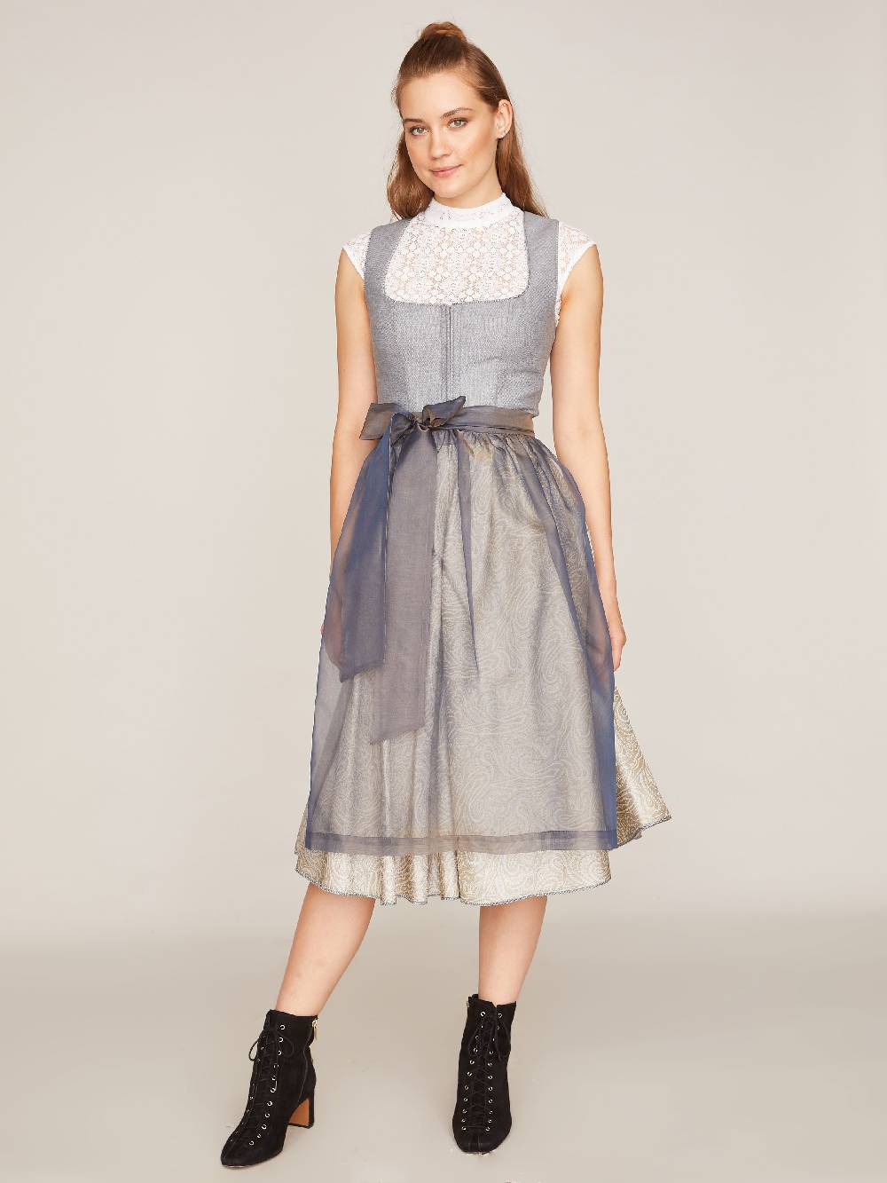 Limberry Graues Dirndl - LEON GRAU Muttertagsangebot
