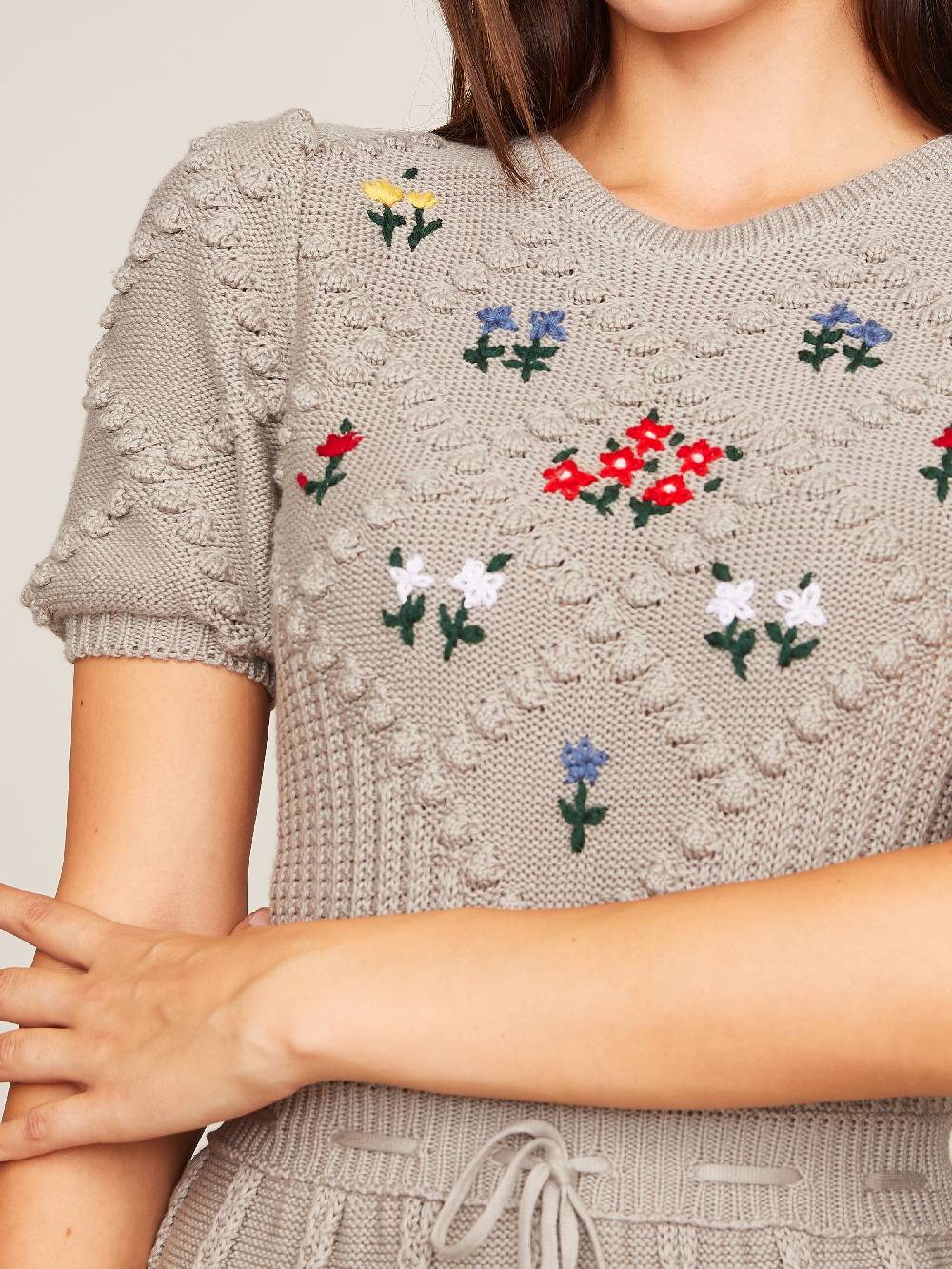 Limberry Graues Strickkleid - HEIDI Zeitlich begrenztes Angebot