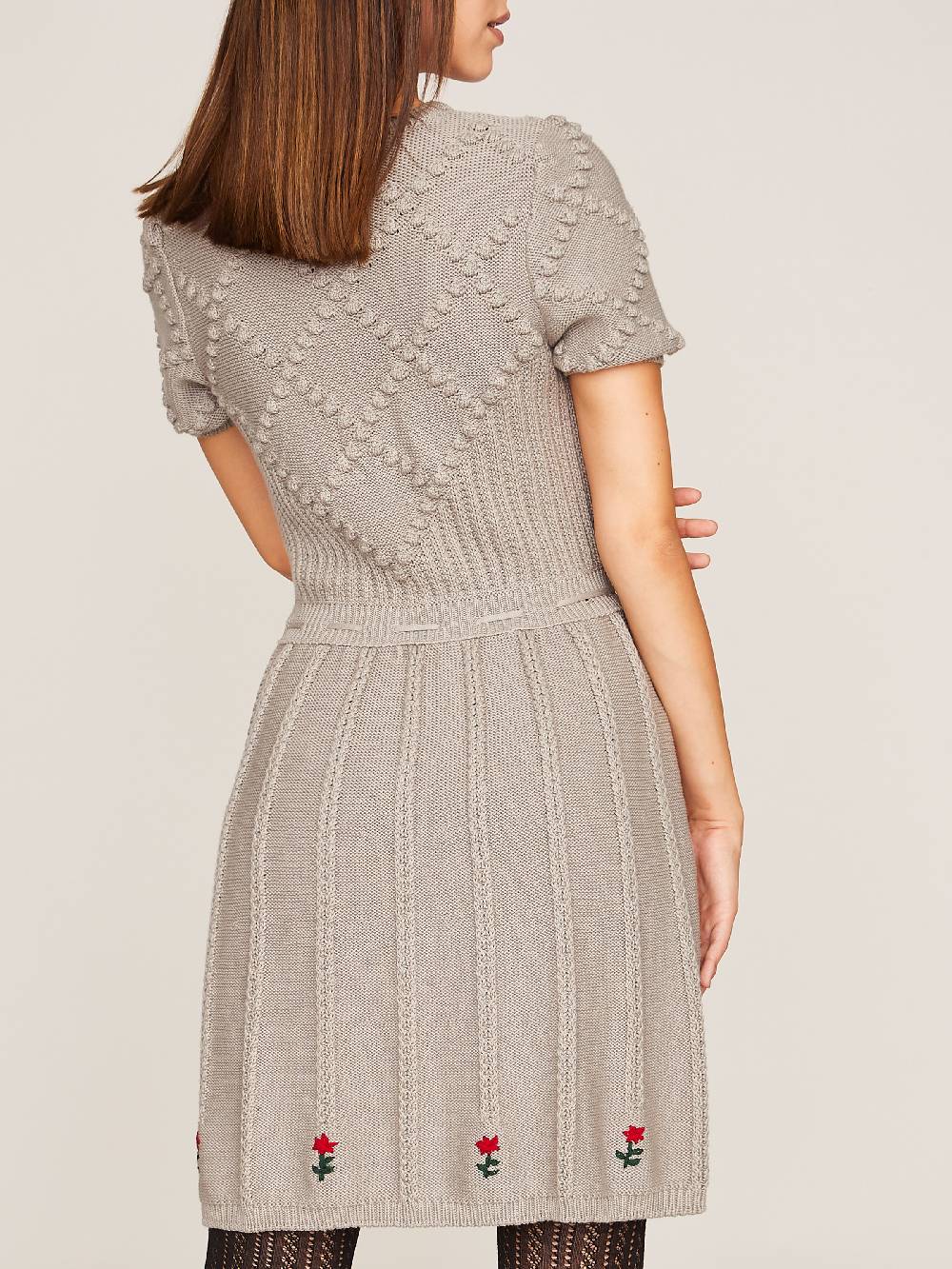 Limberry Graues Strickkleid - HEIDI Zeitlich begrenztes Angebot