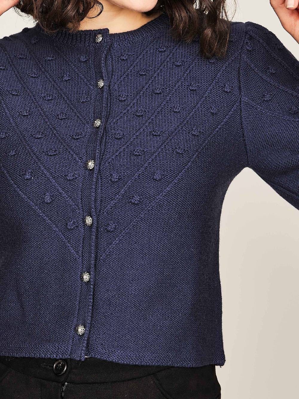 Limberry Strickjacke in Dunkelblau - MIA Neuheiten