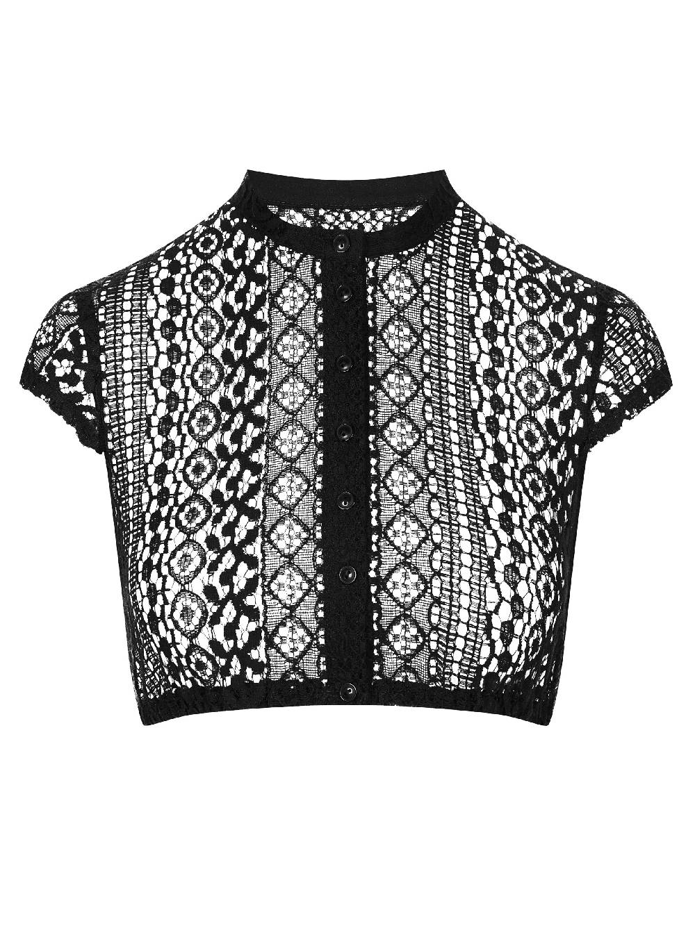 Limberry Dirndlbluse in Schwarz mit Flügelarm - MERLE Wochenangebot