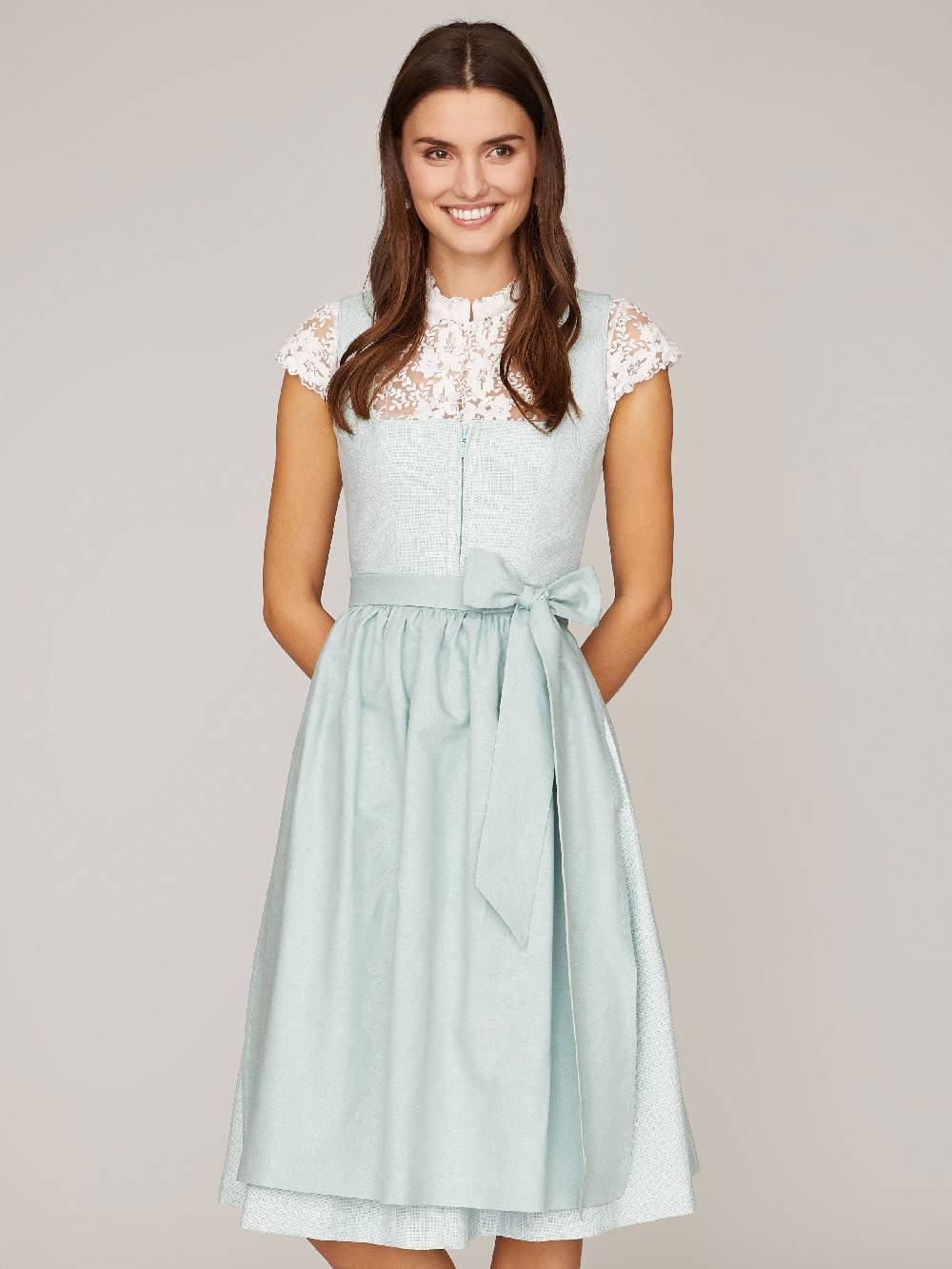 Limberry Leinenschürze in Mint - PAULA Zeitbegrenzte Promotion