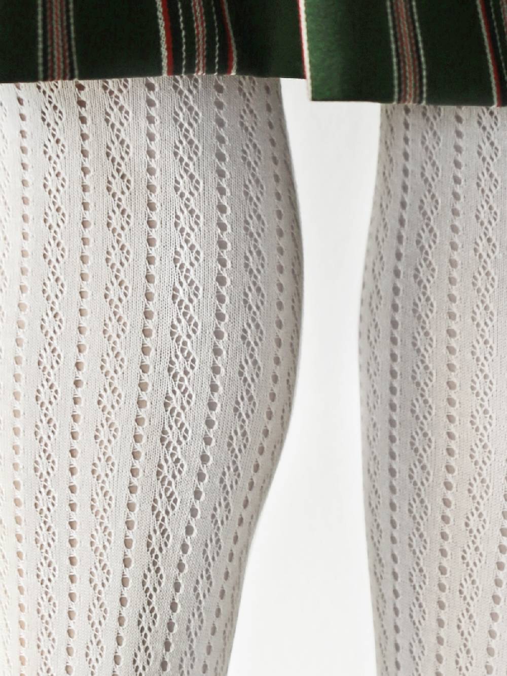 Limberry Weiße Trachten-Strumpfhose - CROCHET Hotsell