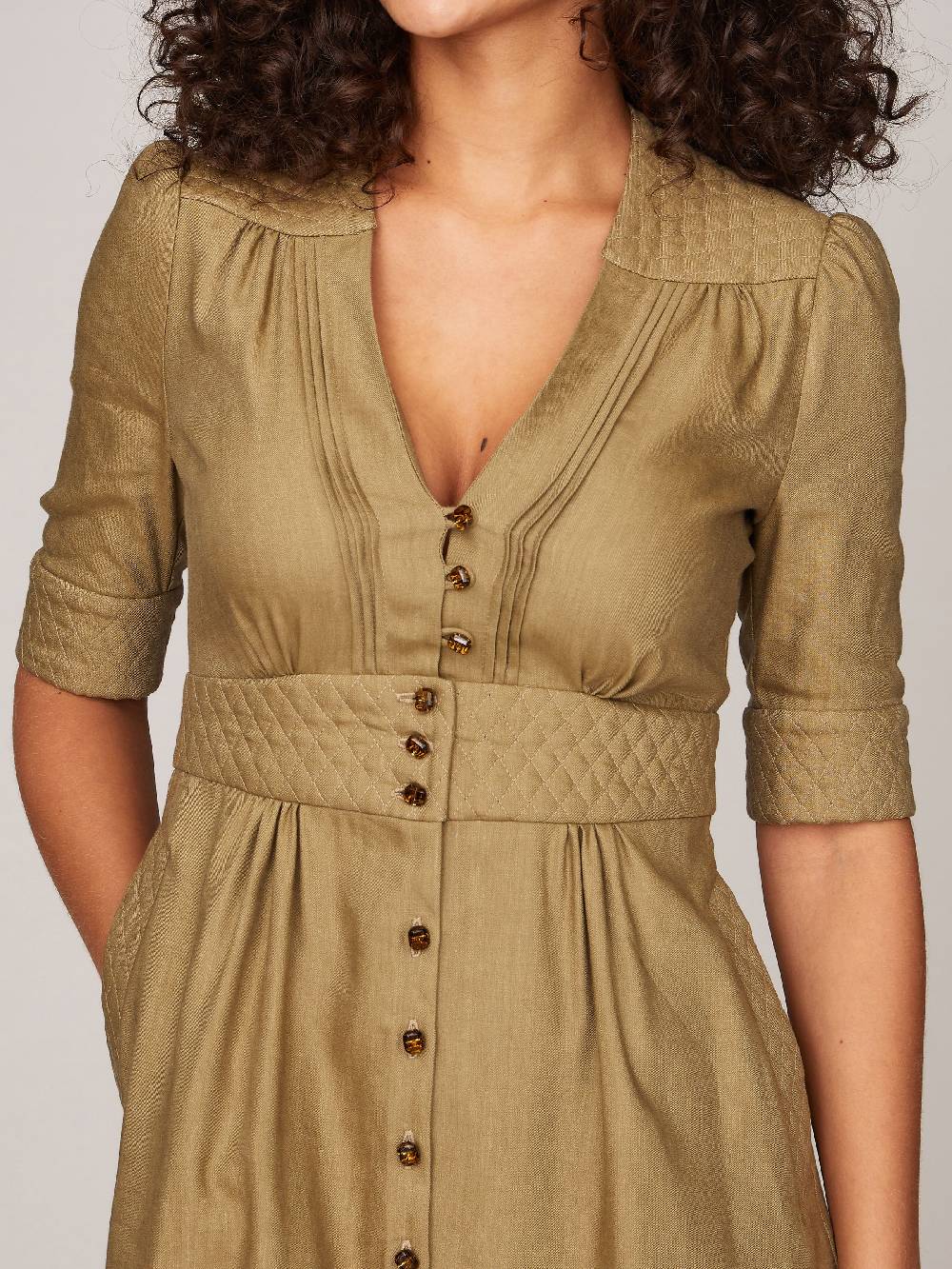 Limberry Grünes Kleid - AGATA HEUGRÜN Fabrikpreis