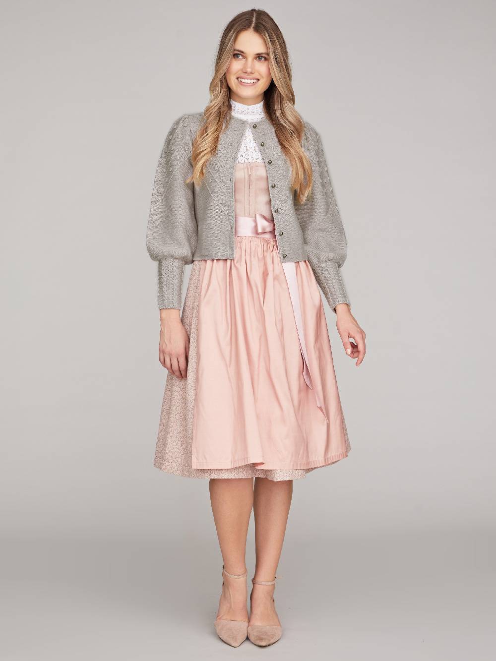 Limberry Strickjacke in Grau-Beige - MIA Günstig kaufen