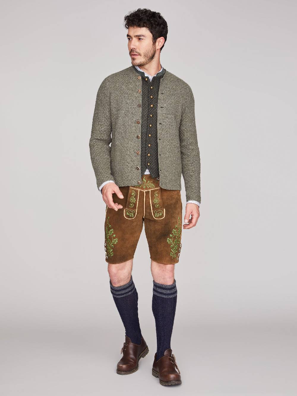 Limberry Olivfarbene Strickjacke - XAVER OLIV Online Outlet