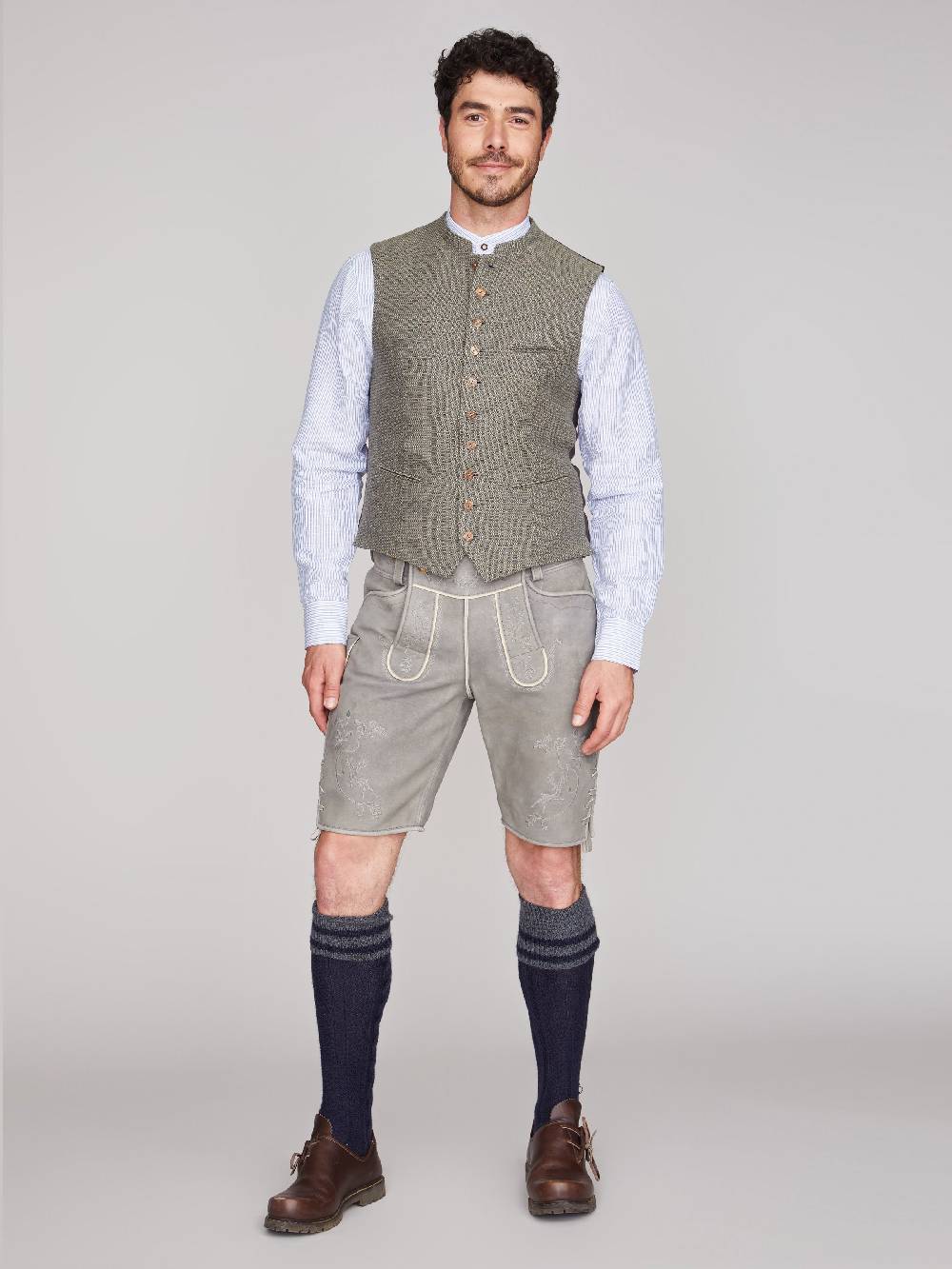 Limberry Olivgrüne Trachtenweste - KONSTANTIN OLIV Zeitlich begrenztes Angebot