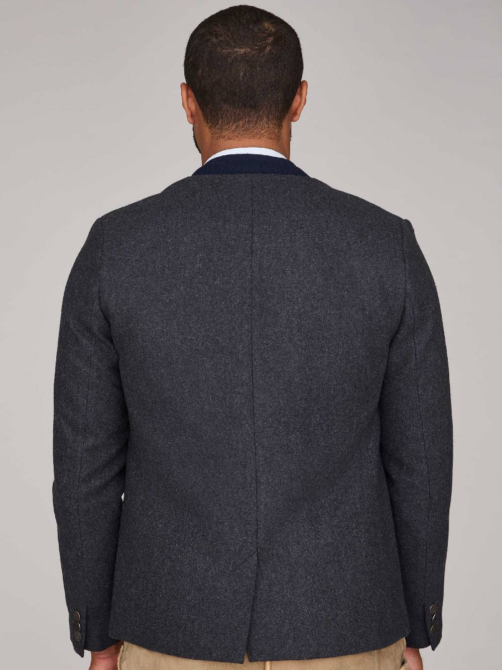Limberry Grauer Trachtenjanker - VALENTIN SLATE GREY Kostenloser Versand international