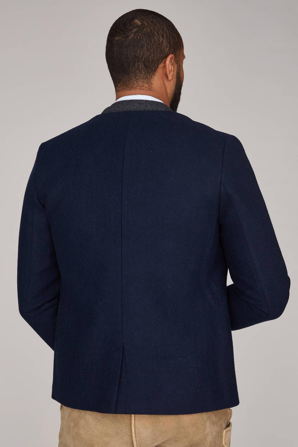 Limberry Dunkelblauer Trachtenjanker - VALENTIN DARK NAVY Speichern exportieren