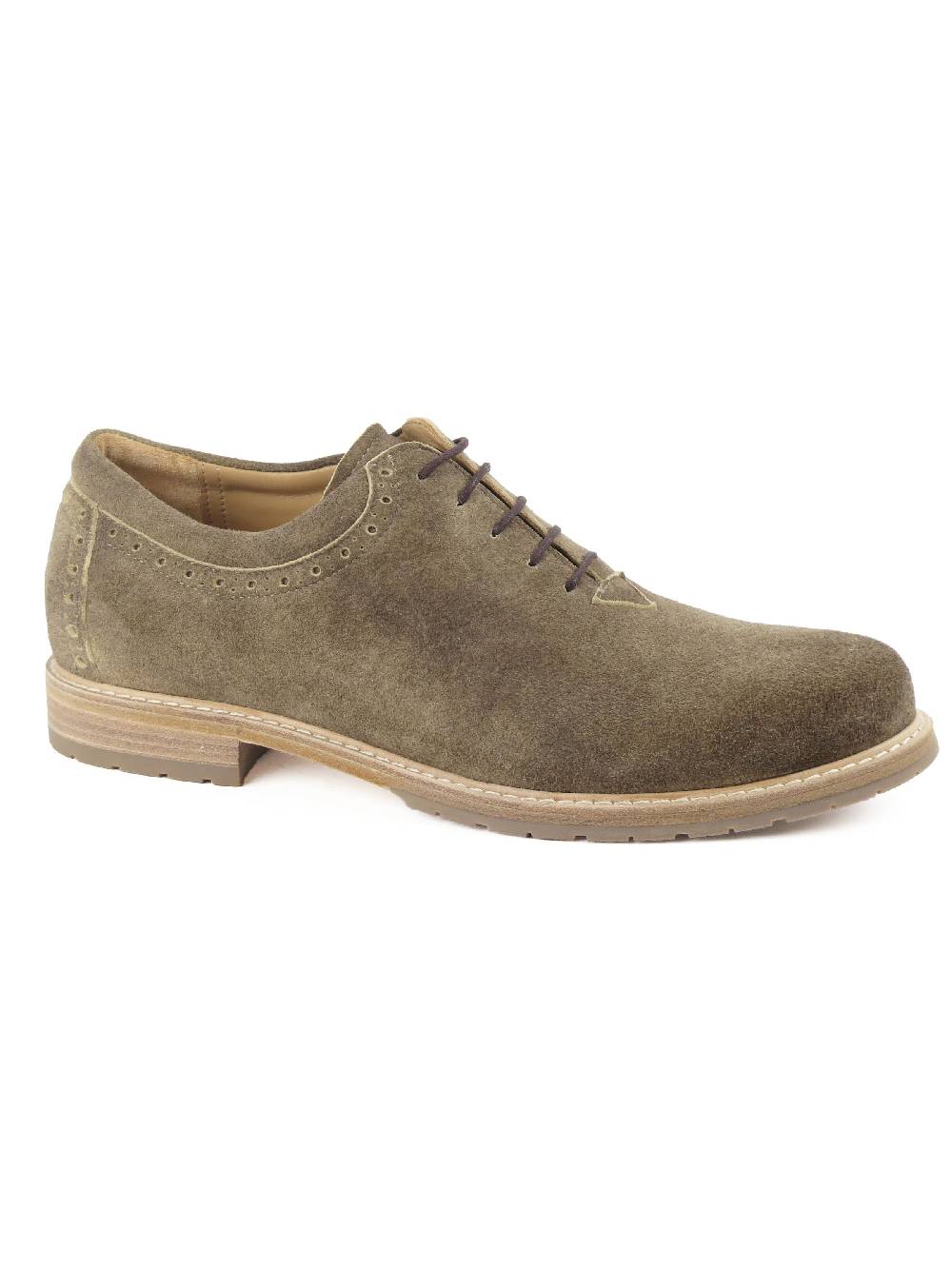 Limberry Hellbraune Trachten Schnürschuhe - 6036 ANTIKBOCK zollfrei