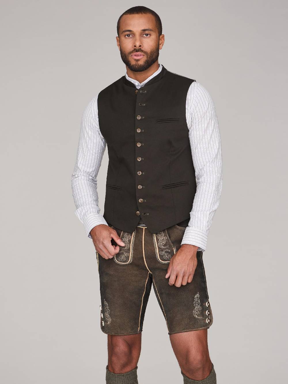 Limberry Dunkelbraune Lederhose - X-9820 im Angebot