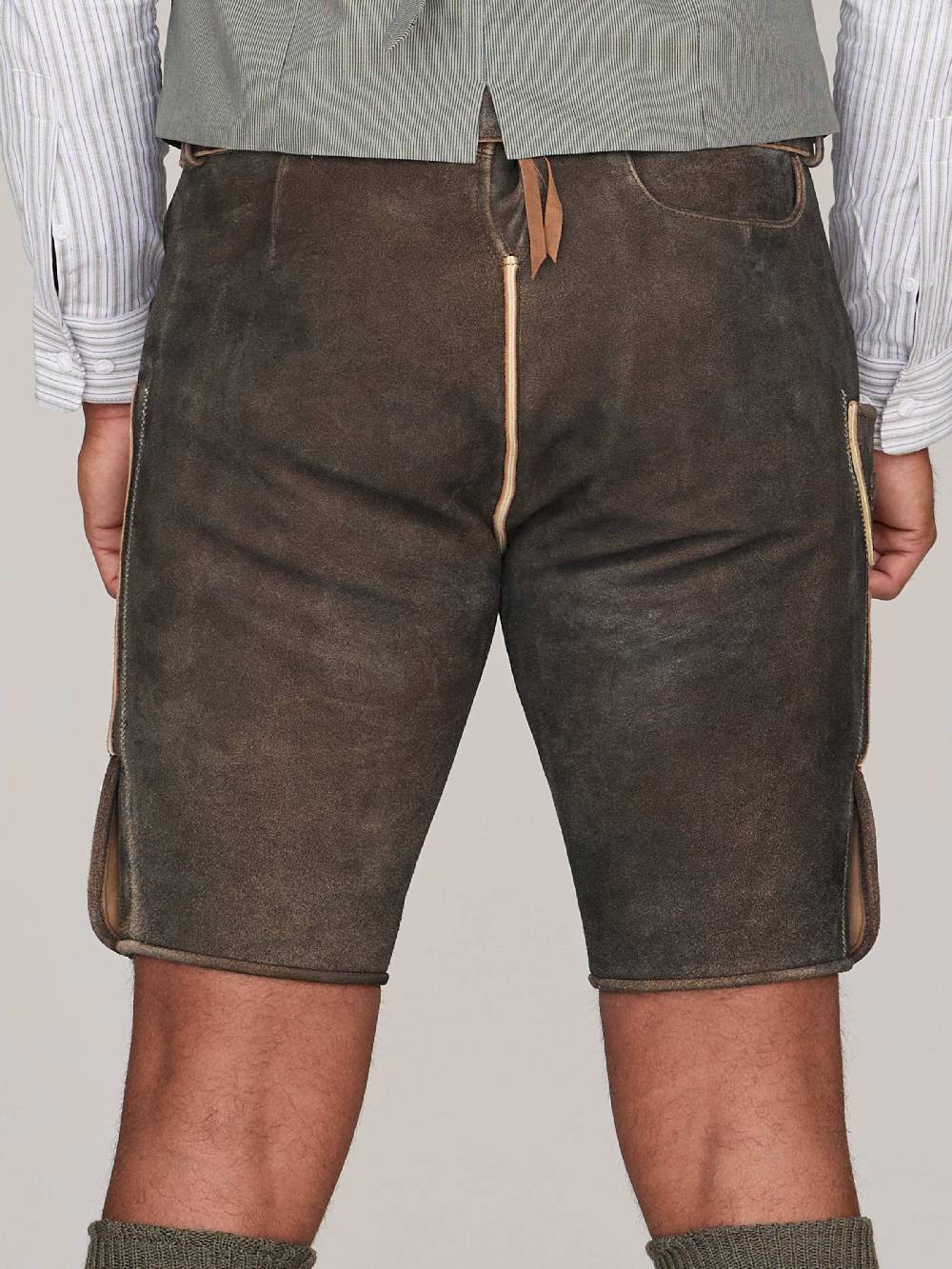 Limberry Dunkelbraune Lederhose - X-9820 im Angebot