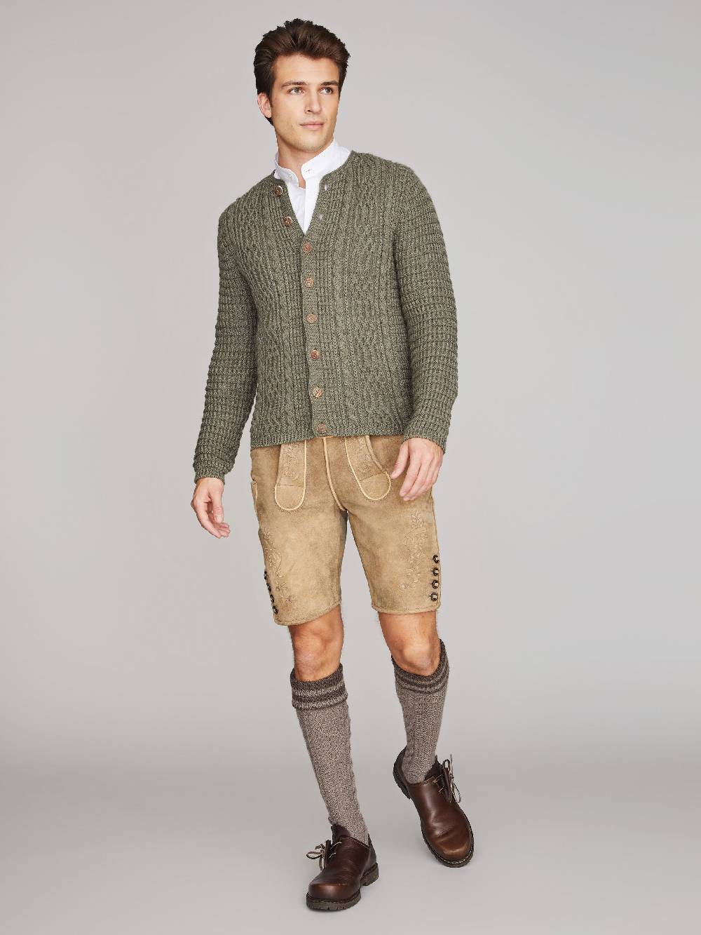 Limberry Olivgrüne Strickjacke - ANTON Fabrikpreis
