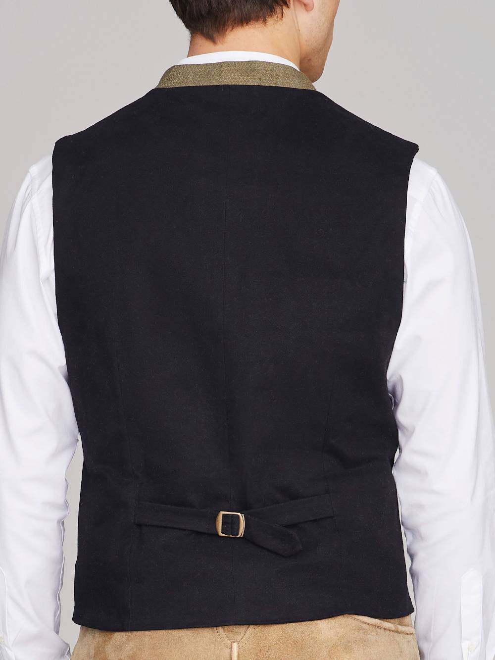Limberry Olivgrüne Trachtenweste - JULES DARK OLIVE Versandkostenfrei