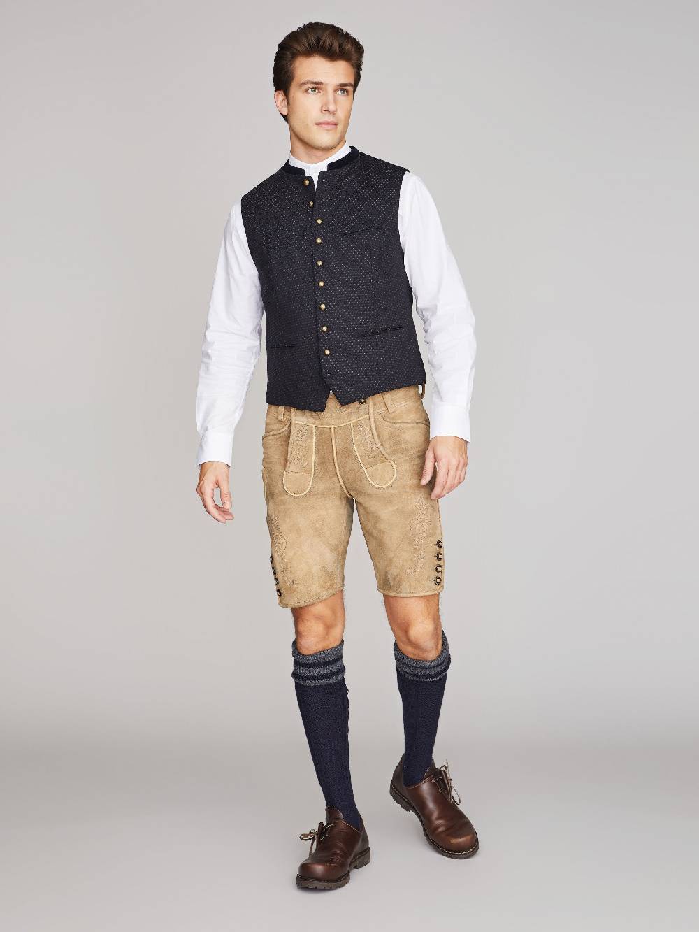 Limberry Schwarzblaue Trachtenweste - KONSTANTIN SCHWARZBLAU Online Shopping