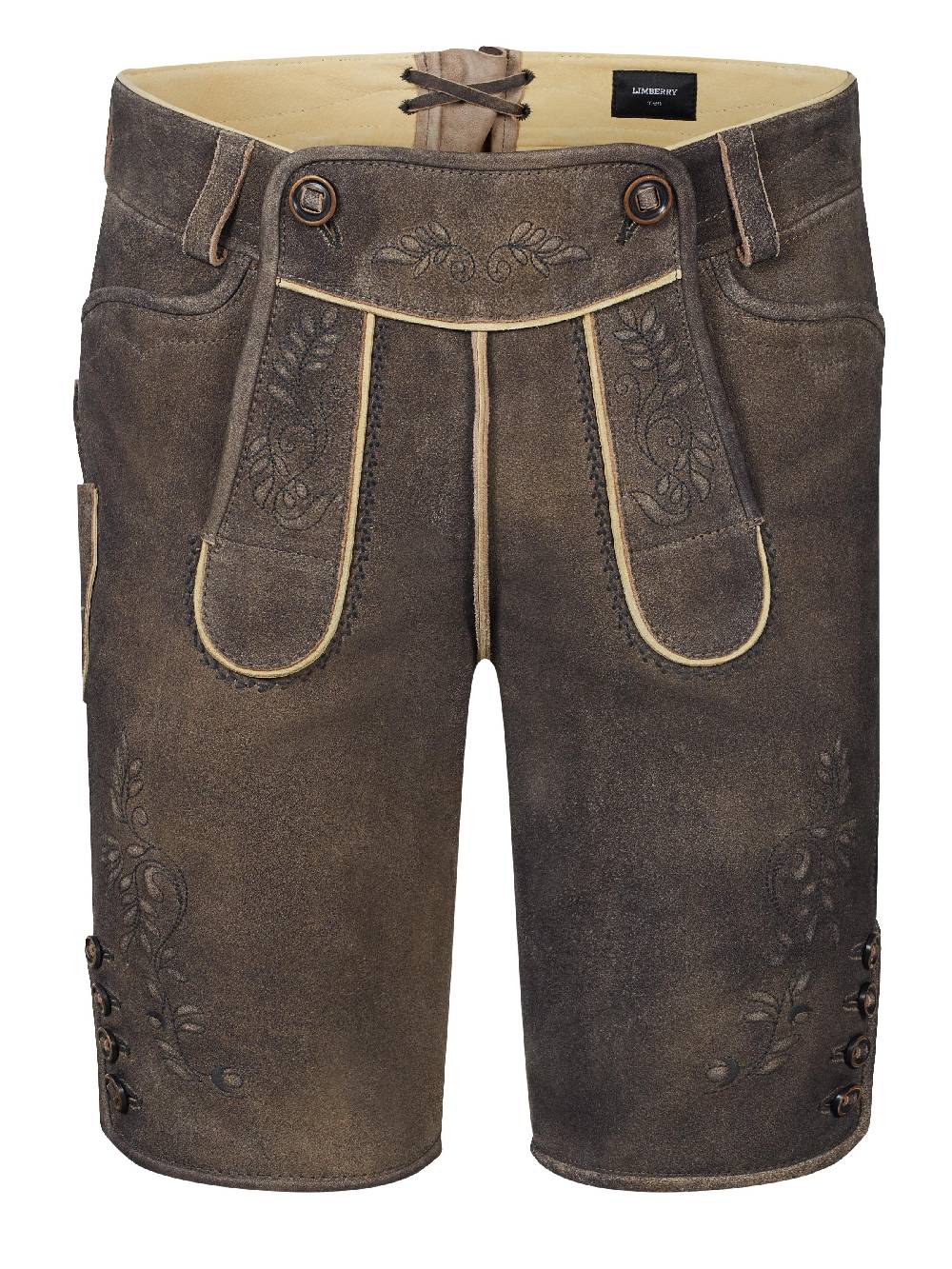 Limberry Steinbraune Lederhose - LEOPOLD STEIN Top Angebot