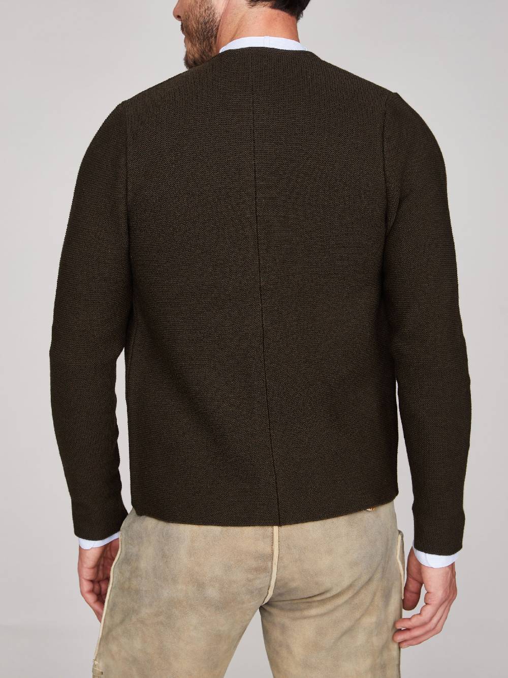Limberry Olivefarbene Strickjacke - ALOISIUS ALTOLIV Zeitlich begrenztes Angebot